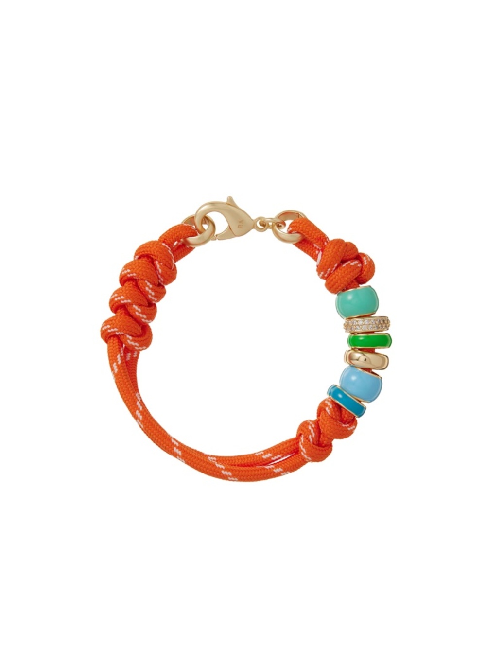 Roxanne Assoulin The Super Size Happy Cord Bracelet Orange